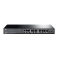 TP-LINK TL-SG1428PE 24 PORT GIGABIT + 2XGIGABIT RJ45/SFP+2  UPLINK YÖNETİLEBİLİR 250W POE RACKMOUNT SWITCH 24+2+2